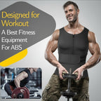 Men's Neoprene Sauna Vest Slimming Body Shaper Fat Burning Sweat Vest