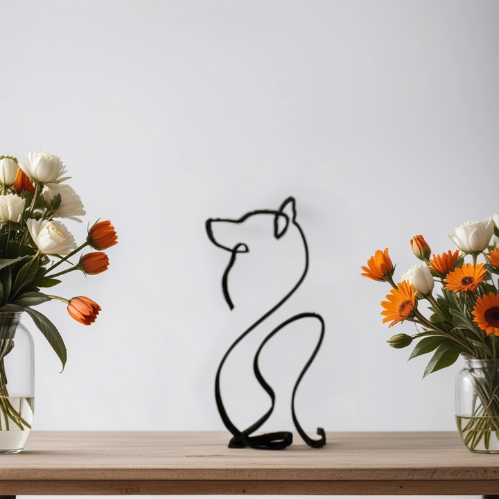 Abstract Dog Sculpture Figurine