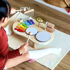 Montessori Music Activity Table Toy with Sound and Rhythm Instruments