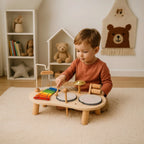 Montessori Music Activity Table Toy with Sound and Rhythm Instruments