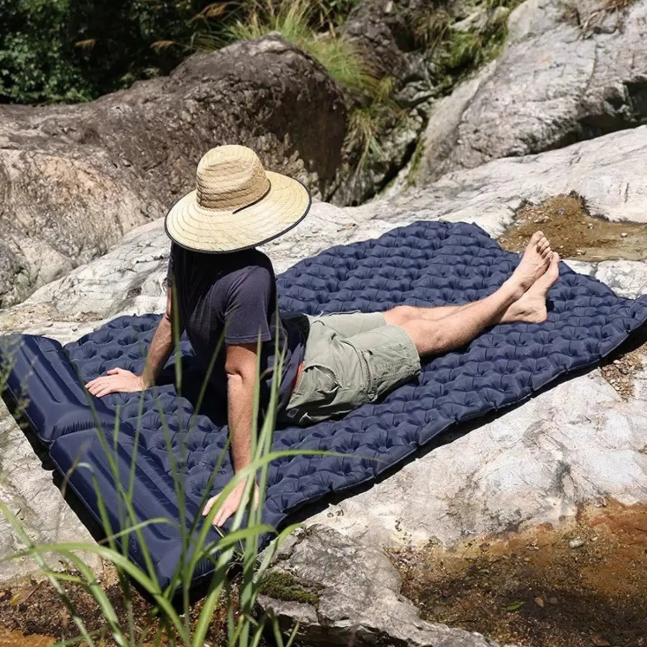 Auto Inflating Ultralight Camping Air Mattress Bed