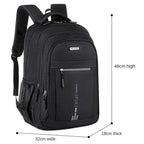 Oxford Waterproof Rucksack Large Capacity Backpack Bag
