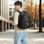 Laptop Backpack Waterproof USB Charging Port Multifunctional Design