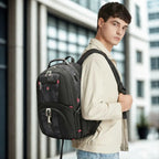 Laptop Backpack Waterproof USB Charging Port Multifunctional Design