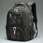 Laptop Backpack Waterproof USB Charging Port Multifunctional Design