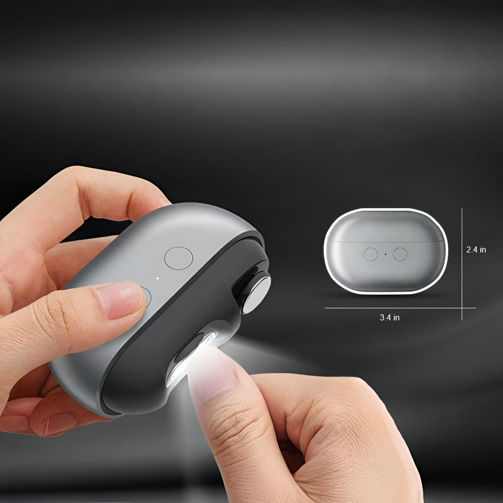 Rechargeable Electric LED Nail Clipper Grooming Tool