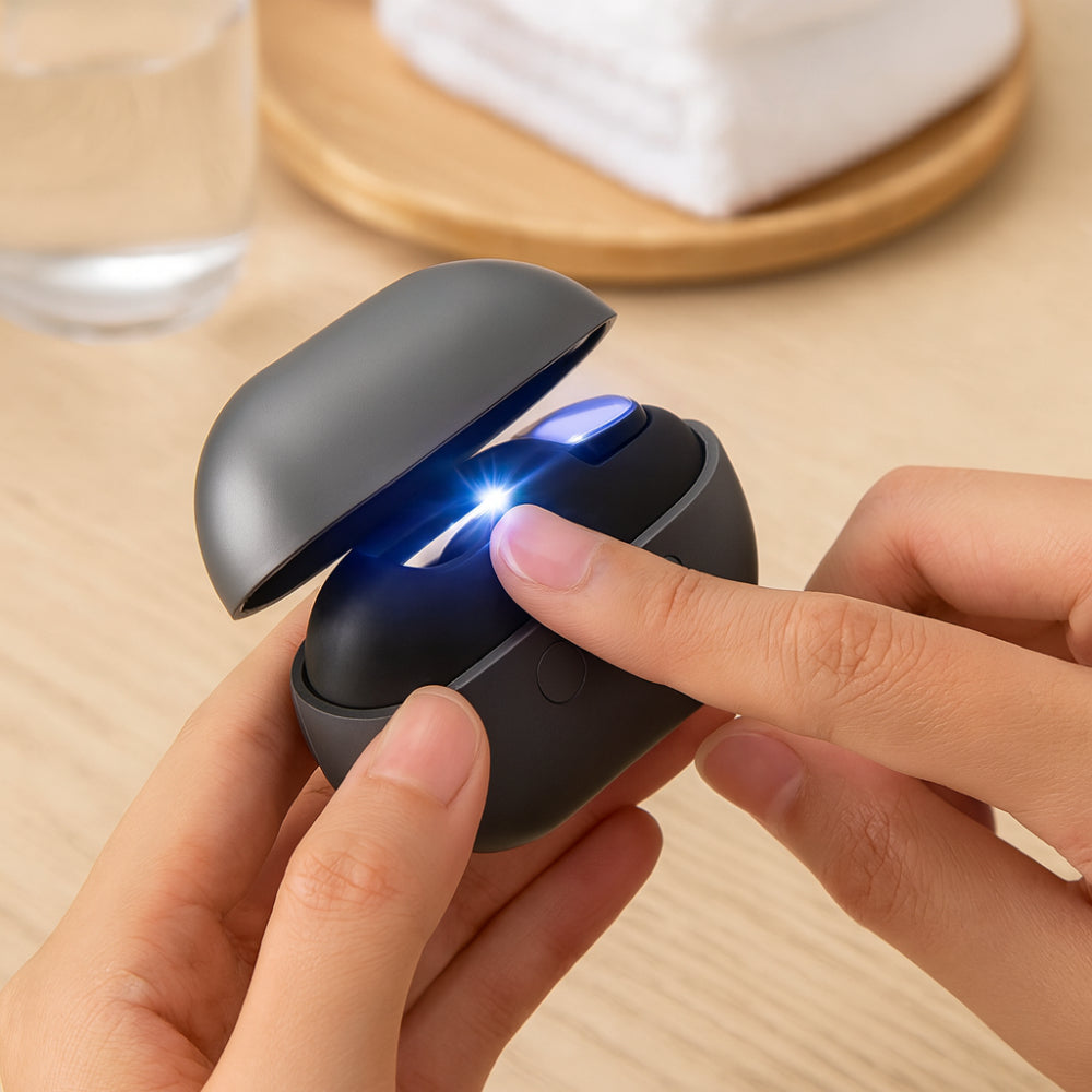 Rechargeable Electric LED Nail Clipper Grooming Tool