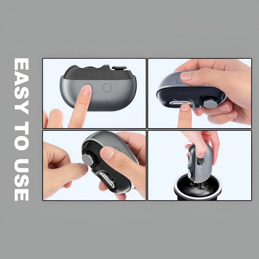 Rechargeable Electric LED Nail Clipper Grooming Tool