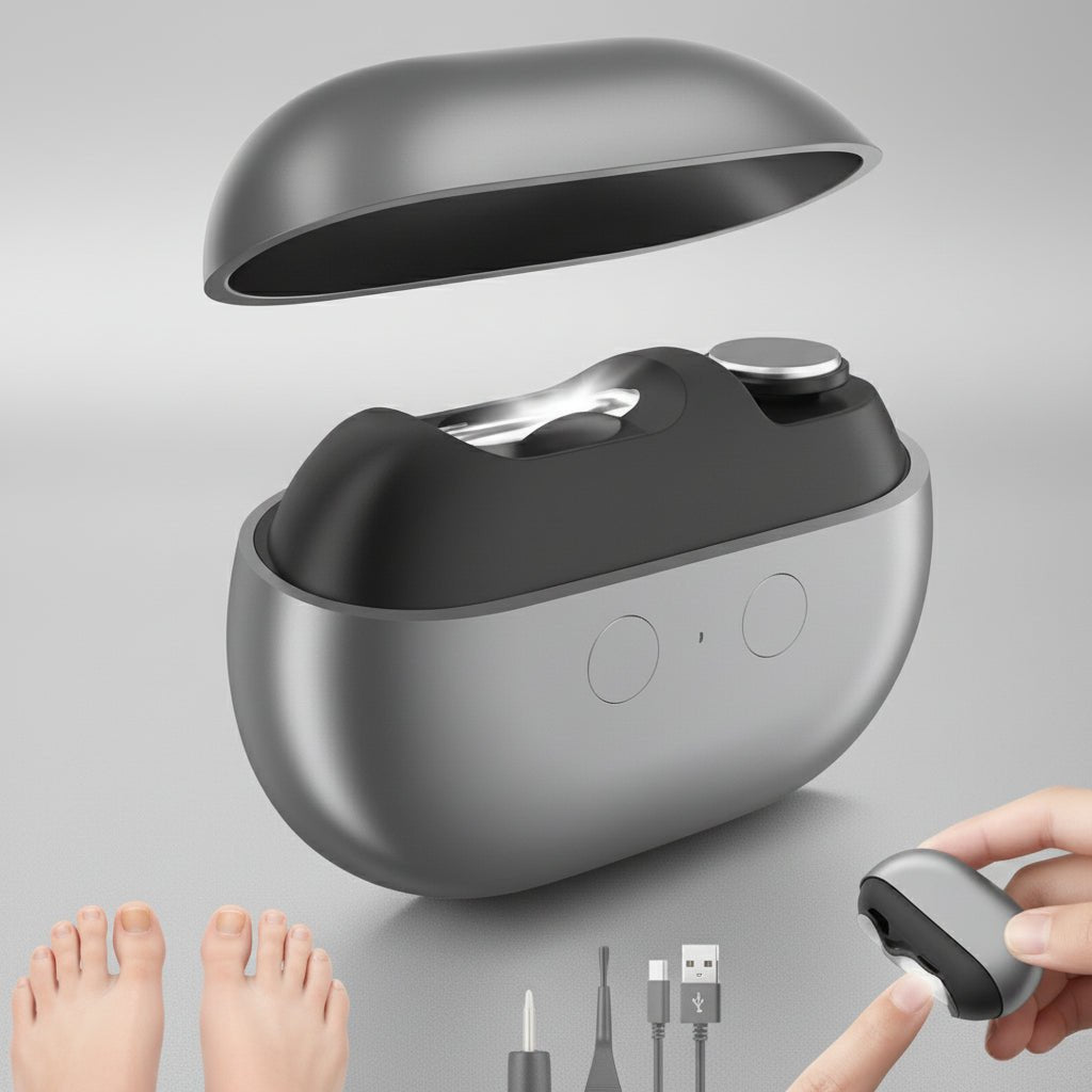 Electric Toenail Trimmer Nail Clipper with LED Light