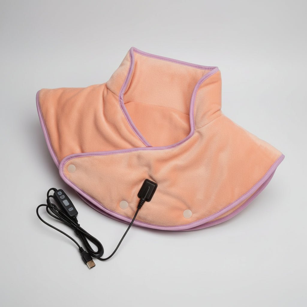 Neck and Shoulder Heating Pad with Vibration Massage Function