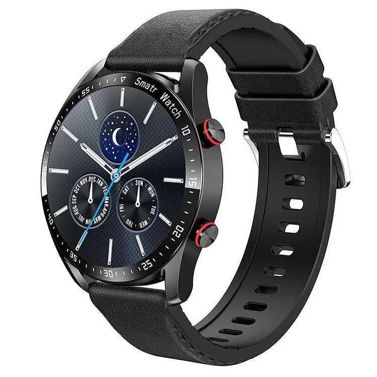 Circular Smart Watch Fitness Tracker Heart Rate Blood Pressure Activity Watch