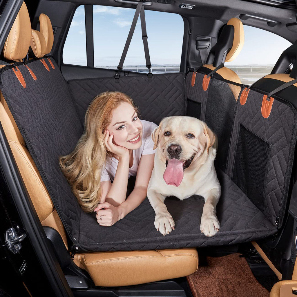 Dog Car Seat Extender Hard Bottom Pet Travel Booster Seat