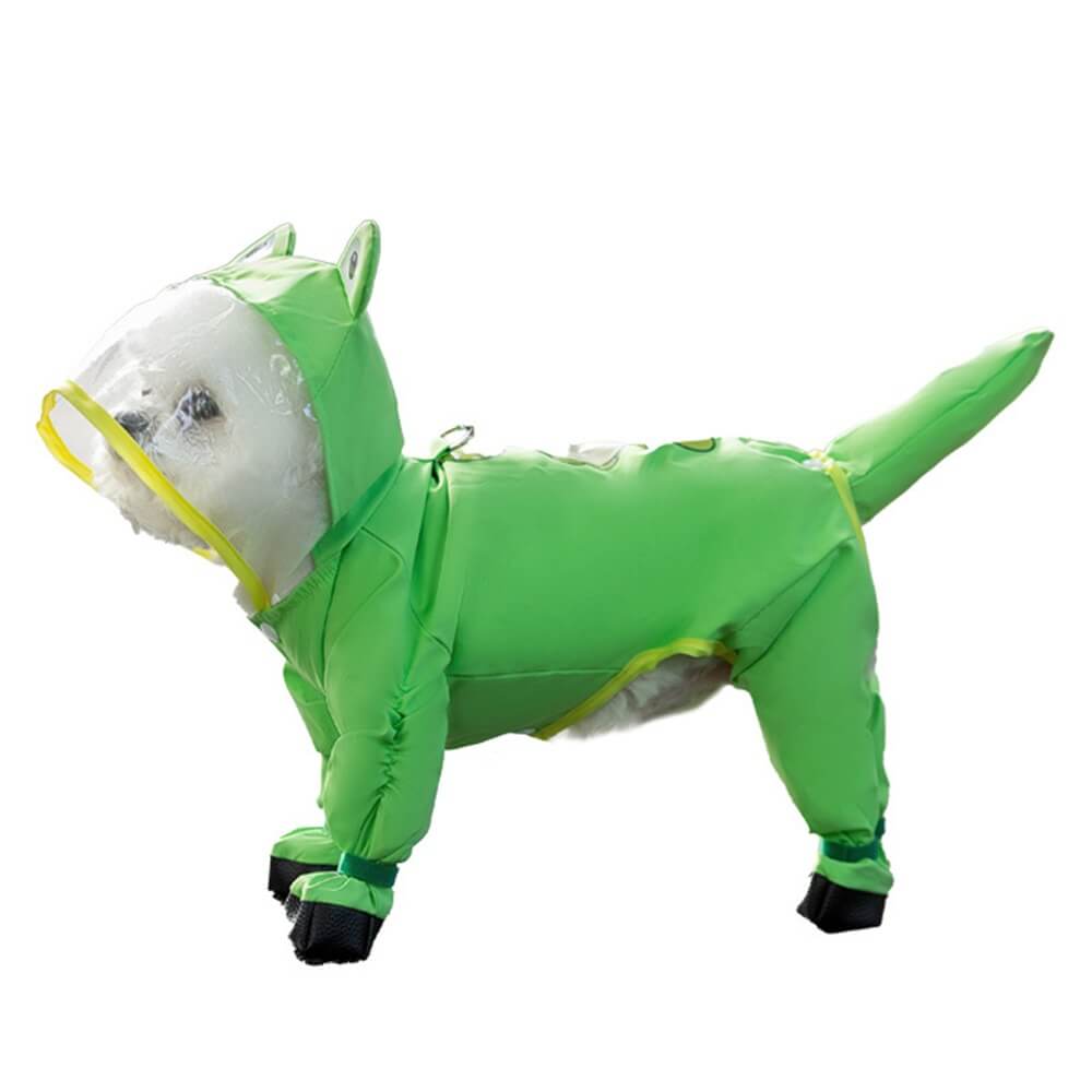 Dog Waterproof Raincoat Adjustable Full Body Coverage