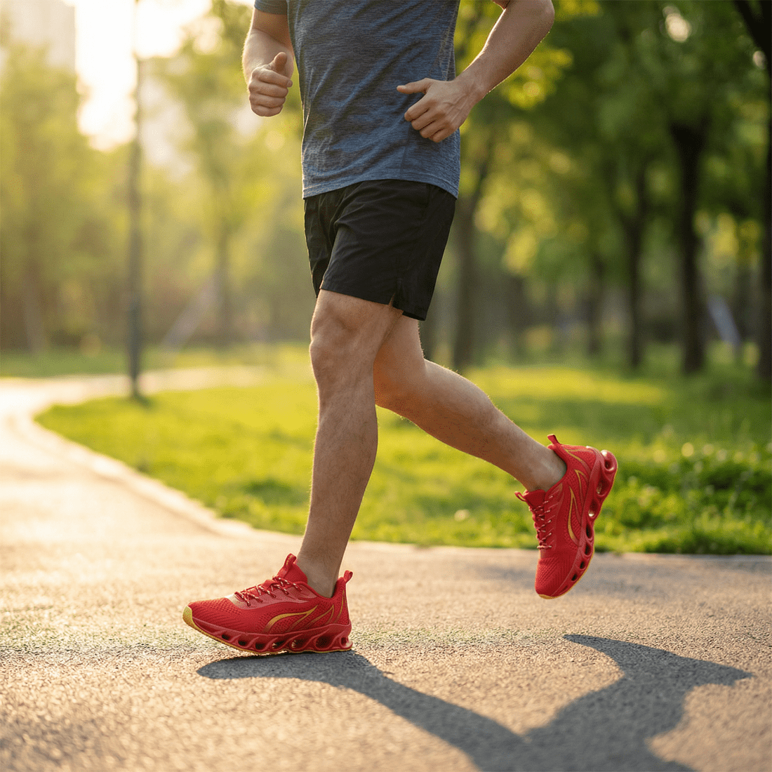 Men's Running Shoes with Arch Support Walking Sneakers