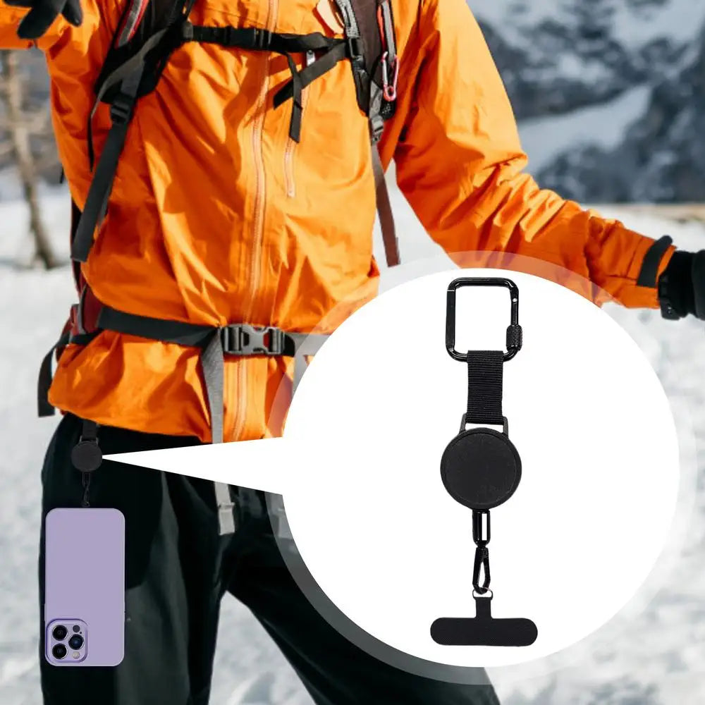 Retractable Phone Security Holder Anti Theft Clip Mount