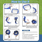 Foldable Portable Kids Soccer Goal 4-in-1 Football Training Net