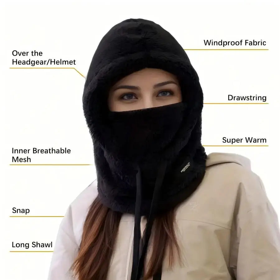 Balaclava Face Mask Windproof Neck Cover for Ski Motorcycle