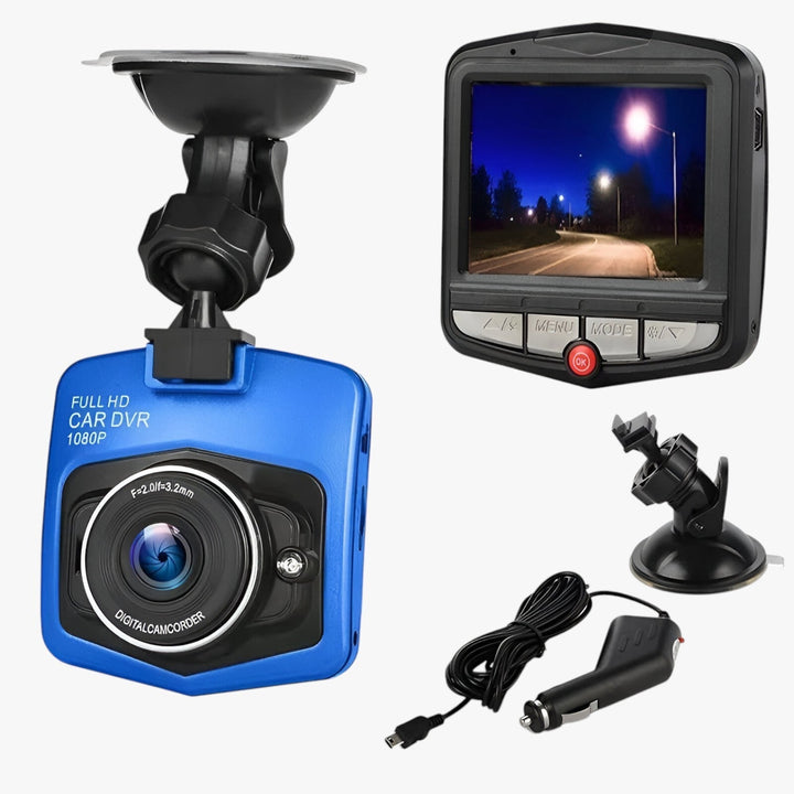 1080P HD Dashcam with Night Vision and Loop Recording