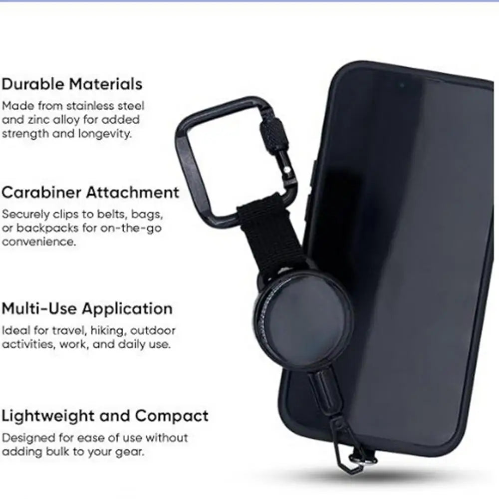 Retractable Phone Security Holder Anti Theft Clip Mount