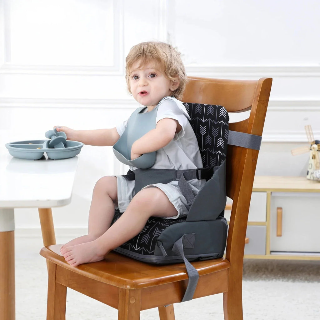 Portable Foldable Baby High Chair with Cushion Seat