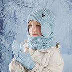 Kids Winter Hat Scarf Gloves Set Ear Warmer Neck Warmer Accessories