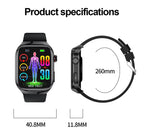 Smartwatch Circular Blood Sugar ECG Uric Acid Bluetooth Monitor