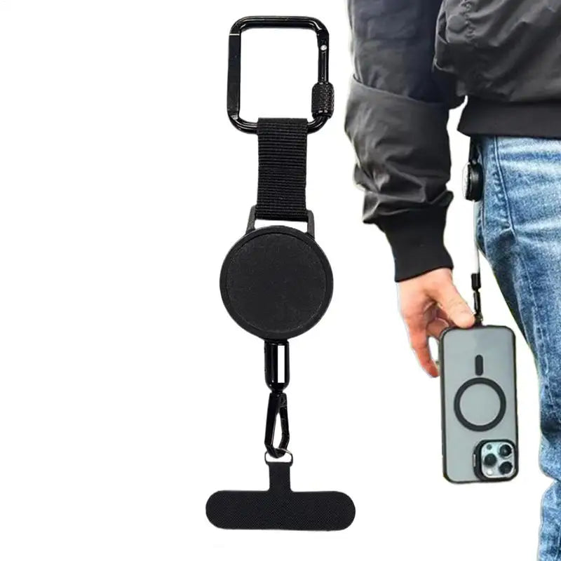 Retractable Phone Security Holder Anti Theft Clip Mount