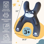 Car Headrest Lumbar Support Pillow Cushion for Children