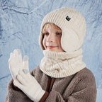 Kids Winter Hat Scarf Gloves Set Ear Warmer Neck Warmer Accessories