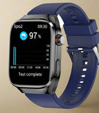 Smartwatch Circular Blood Sugar ECG Uric Acid Bluetooth Monitor