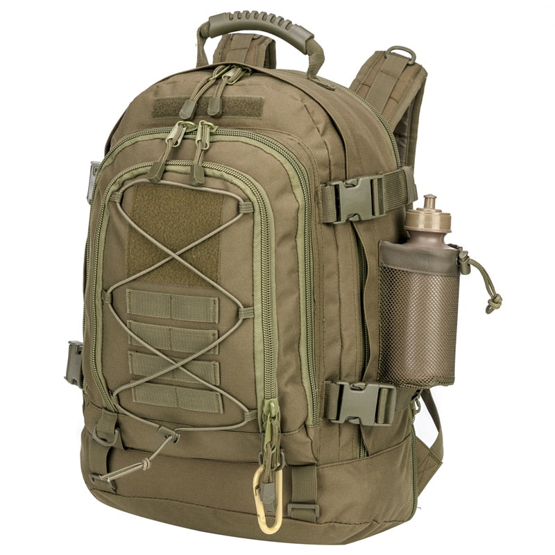 Tactical Backpack 60 Liter Expandable Waterproof Rucksack Pack