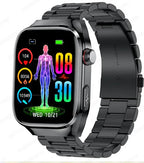 Smartwatch Circular Blood Sugar ECG Uric Acid Bluetooth Monitor