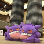 Gengar Plush Slippers Indoor Non Slip Soft EVA Sole Unisex Shoes