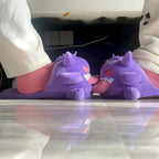 Gengar Plush Slippers Indoor Non Slip Soft EVA Sole Unisex Shoes