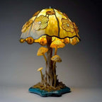 Stained Glass Mushroom Table Lamp with 9 Style Options
