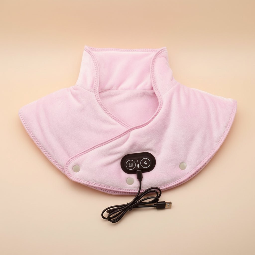 Neck and Shoulder Heating Pad with Vibration Massage Function