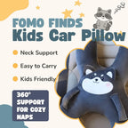Car Headrest Lumbar Support Pillow Cushion for Children