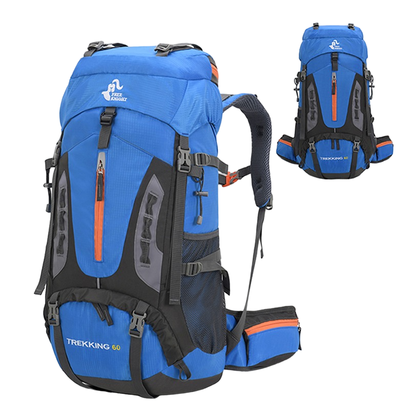 Hiking Backpack 60L Large Capacity Ergonomic Trekking Backpack