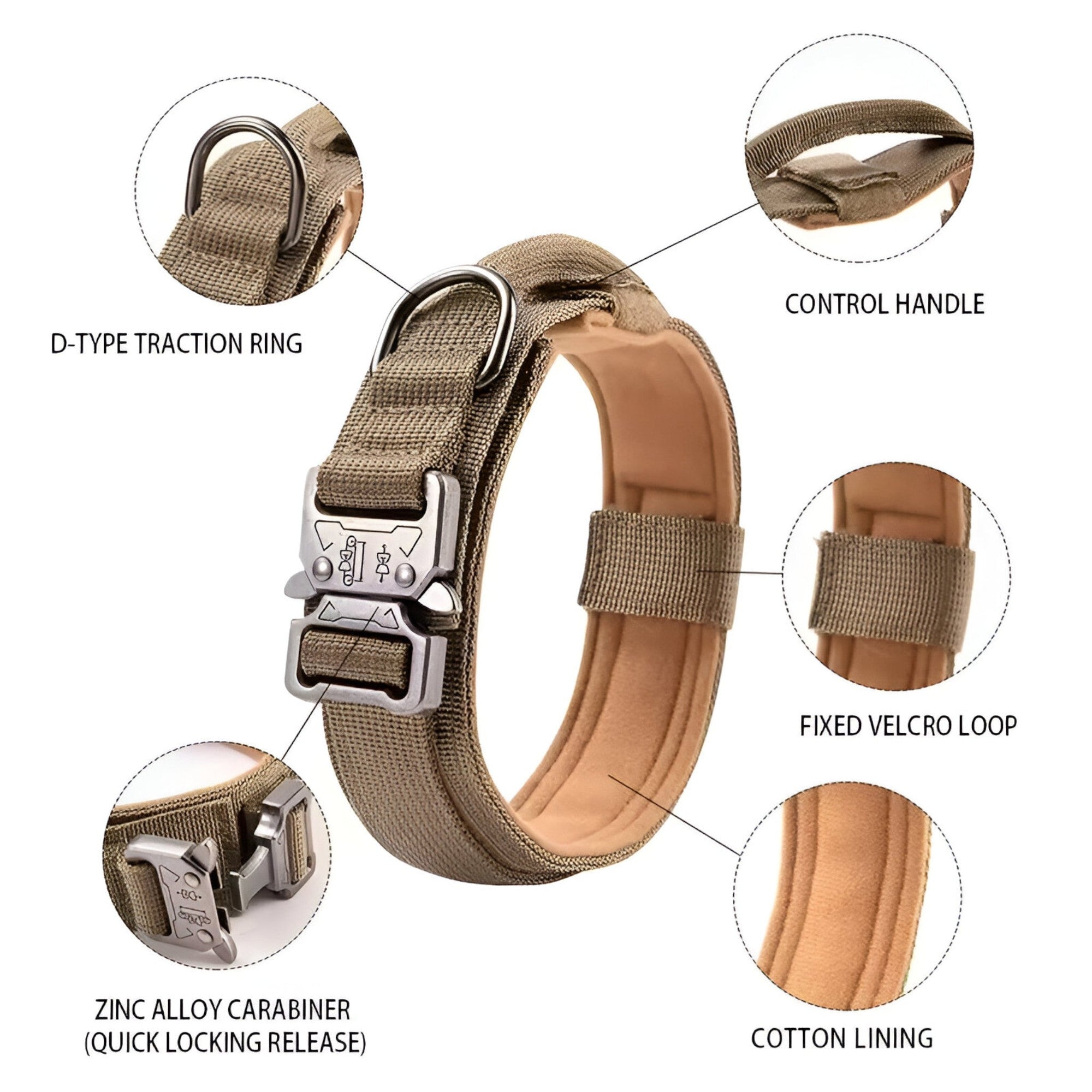 Tactical Dog Collar Set