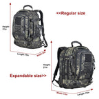 Tactical Military Backpack Expandable Waterproof Rucksack Pack