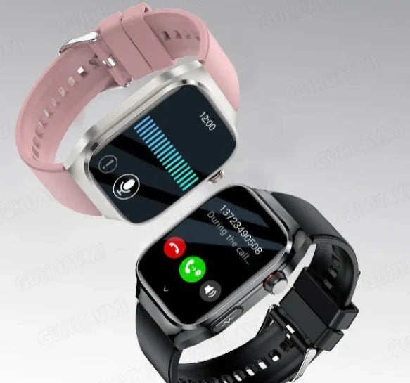 Smartwatch Circular Blood Sugar ECG Uric Acid Bluetooth Monitor