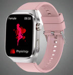 Smartwatch Circular Blood Sugar ECG Uric Acid Bluetooth Monitor