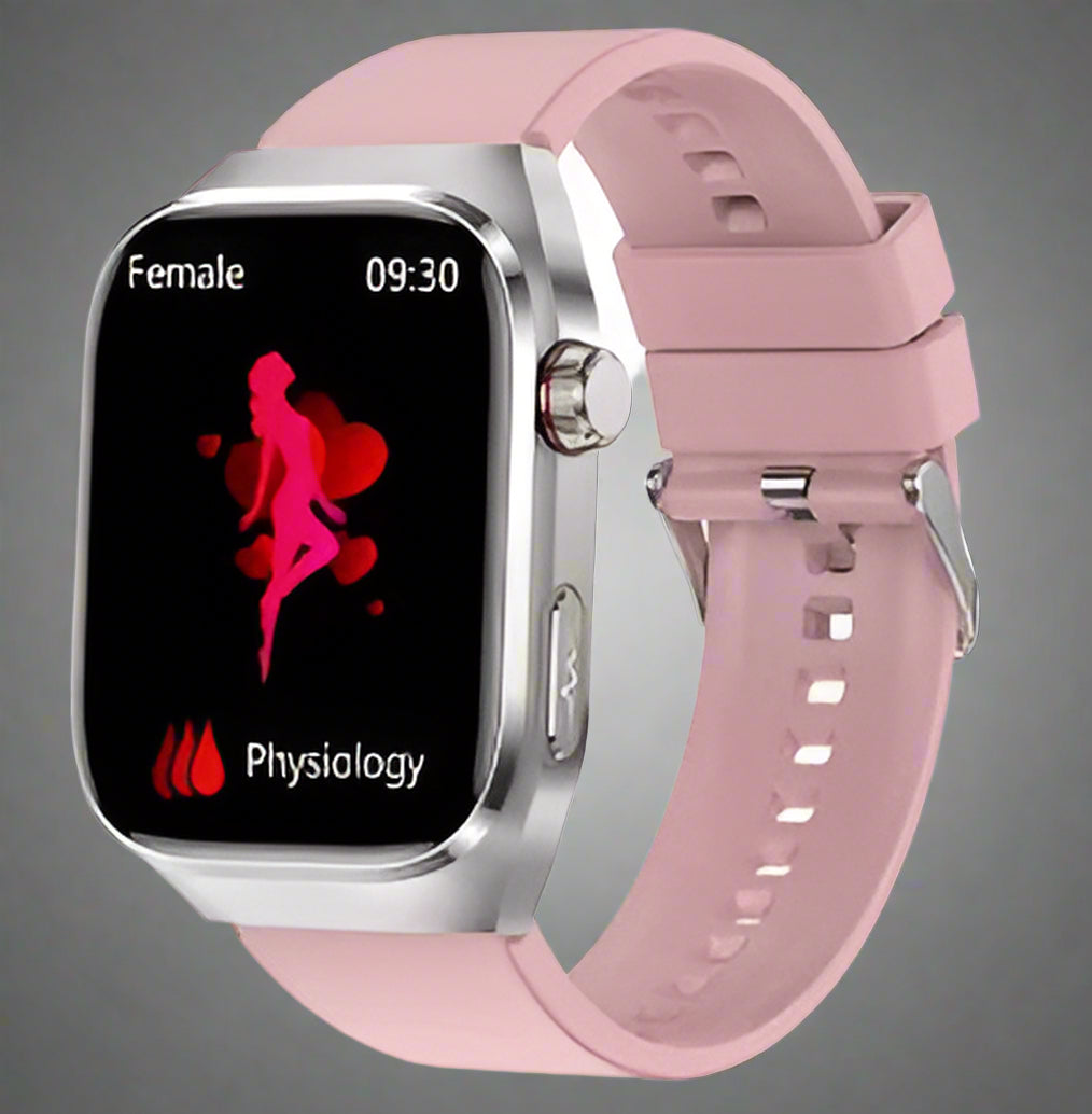 Smartwatch Circular Blood Sugar ECG Uric Acid Bluetooth Monitor