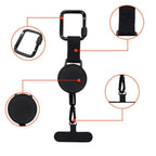 Retractable Phone Security Holder Anti Theft Clip Mount