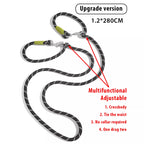 Hands Free Adjustable Dog Leash with Waist Belt Attachment