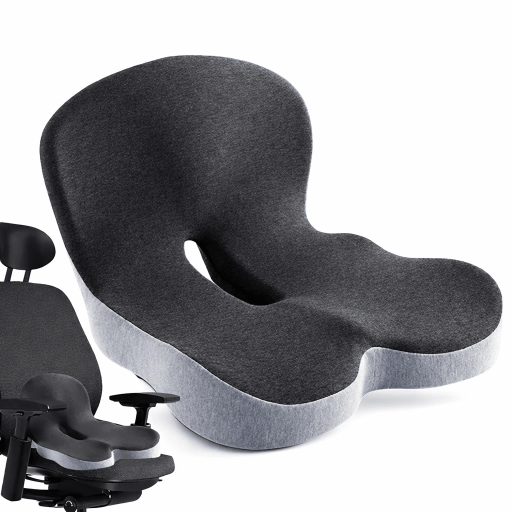 Lumbar Support Seat Cushion Car Chair Back Pillow Ergonomic