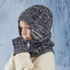 Kids Winter Hat Scarf Gloves Set Ear Warmer Neck Warmer Accessories