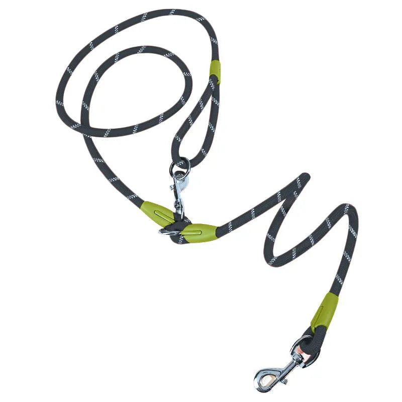 Hands Free Adjustable Dog Leash with Waist Belt Attachment