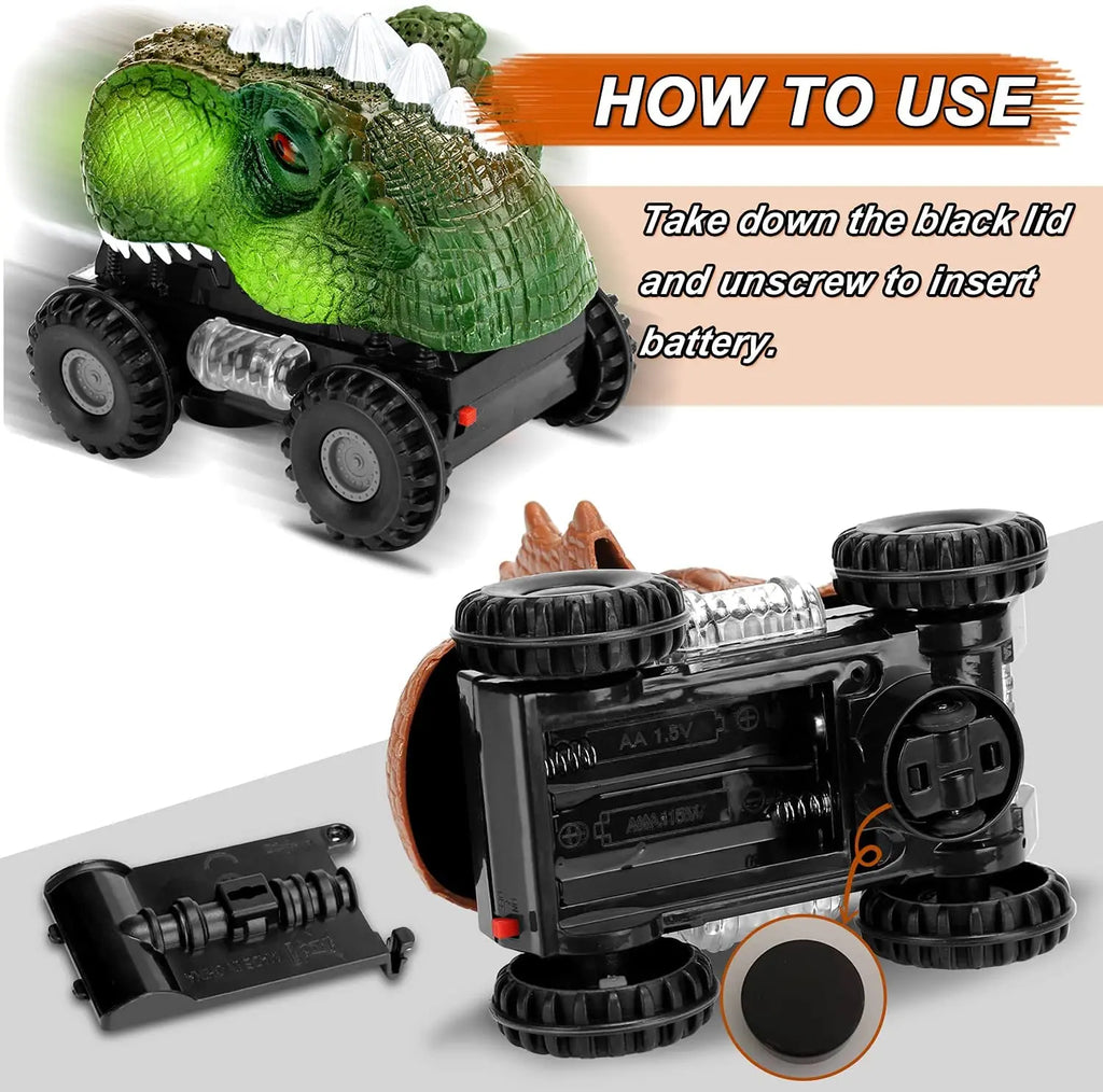 Electric Interactive Tyrannosaurus Rex Dinosaur Toy Car Model