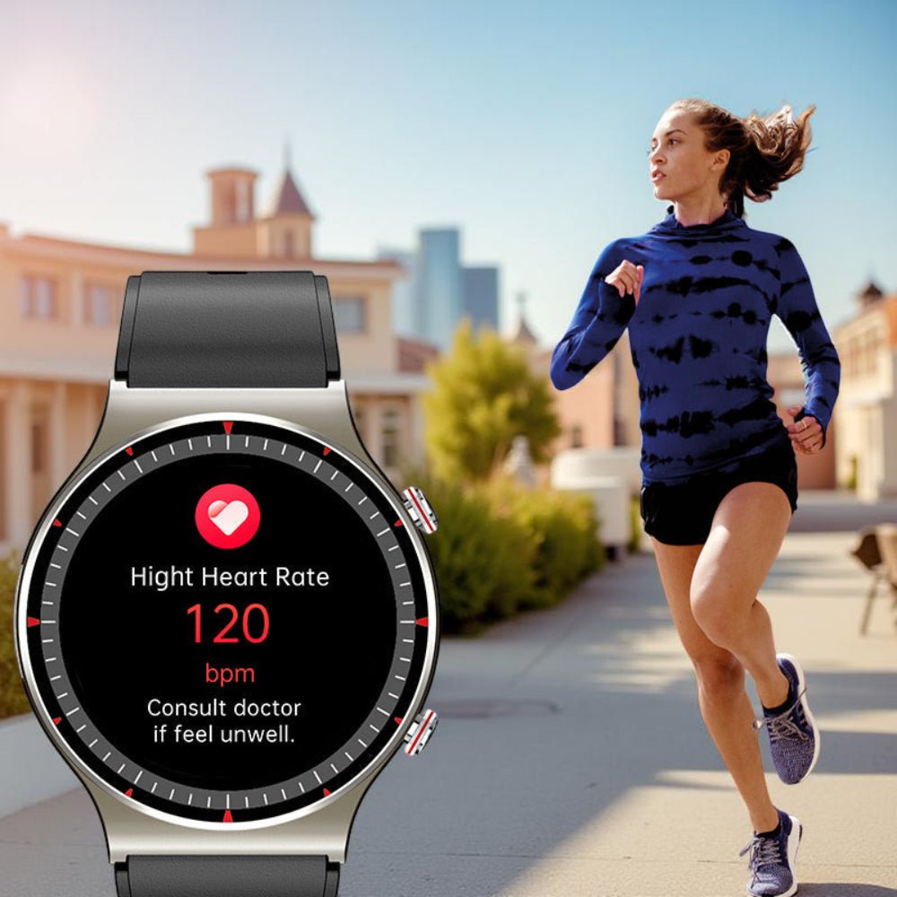 Square Smartwatch EKG Blood Pressure Oxygen Health Tracker